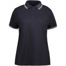 Stretch Kontrast Damen Poloshirt